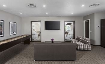 Community room with directtv nfl sunday ticket